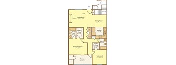DENMARK Floor Plan at Madison Oaks Apartment Homes, LLC, Florida, 34684