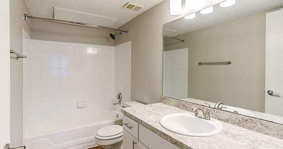Classic Bathroom at Newport Colony Apartment Homes, Casselberry, FL, 32707