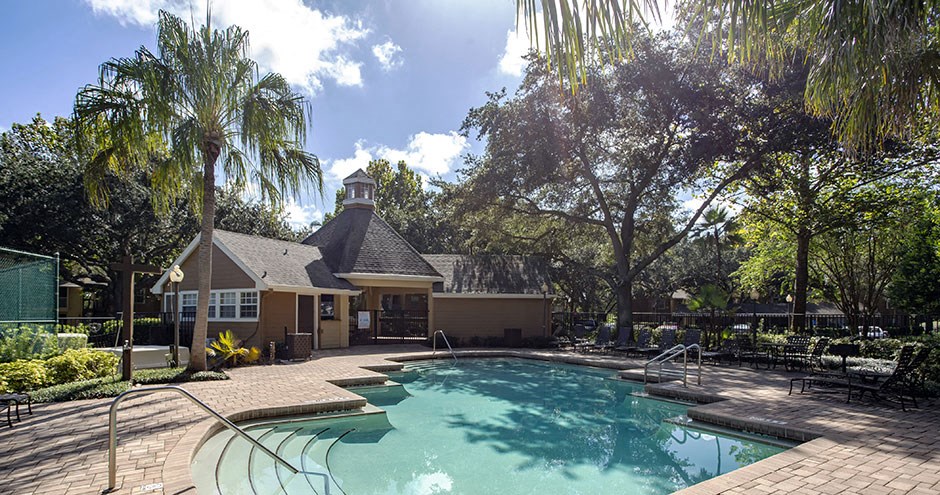 Glimmering Pool at Newport Colony Apartment Homes, Casselberry, Florida