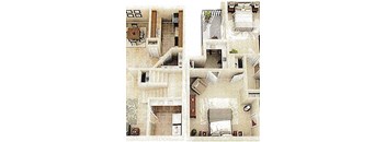 MAGNOLIA Floor Plan at Waterford Park Apartment Homes, LLC, Lauderhill, 33319
