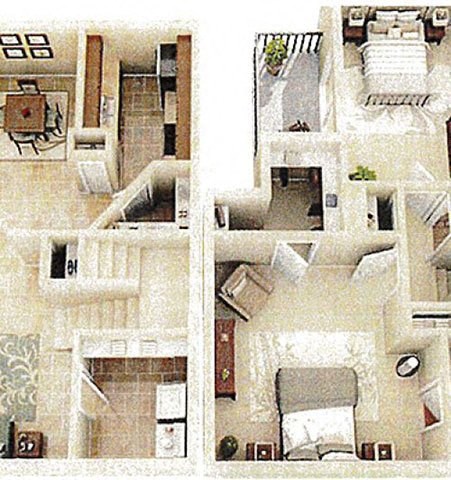 MAGNOLIA Floor Plan at Waterford Park Apartment Homes, LLC, Lauderhill, 33319