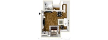 Balsam 3 Floor Plan at Aspen Grove Apartment Homes, Warminster, PA 18974