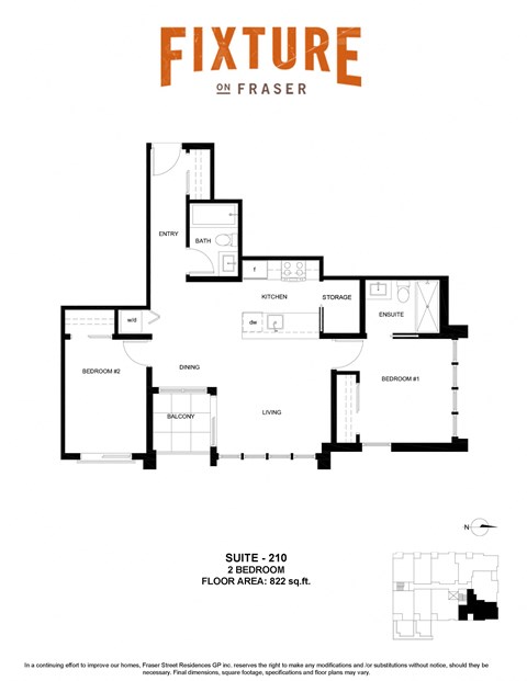 a floor plan for a house on fraser street