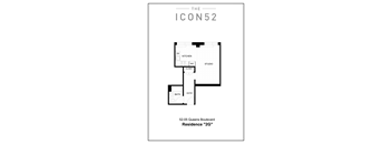 Unit Type 2G Floor Plan at The Icon 52 Apartments, Woodside, 11377