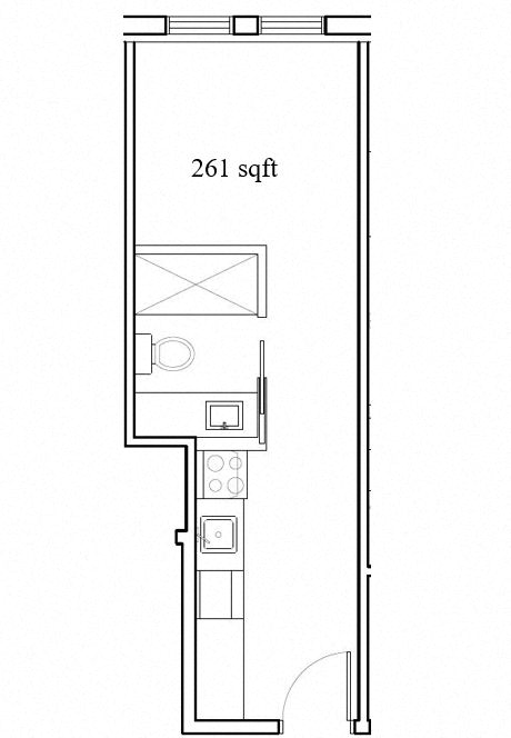 studio apartment - BCCL, Vancouver - unit WAITSTD 2