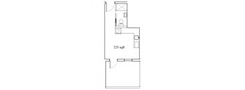 a floor plan of a small house