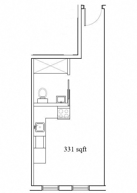 a schematic diagram of a floor plan of a house