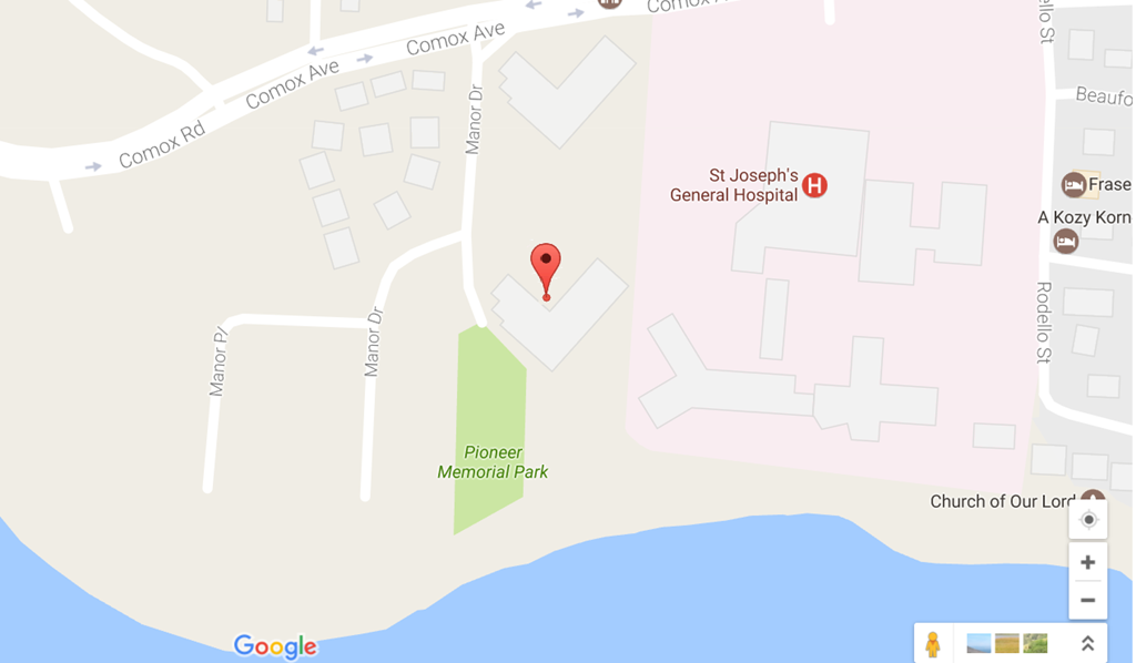 a screenshot of google maps showing the location of st. ignatius general hospital
