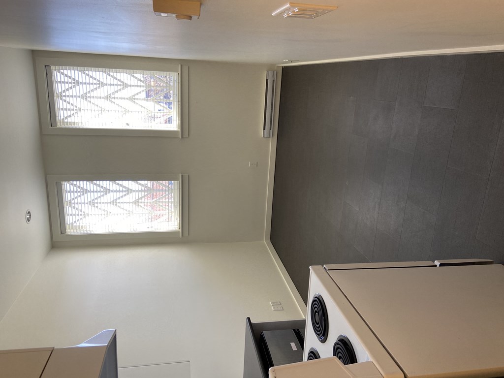 a look at the kitchen from the living room