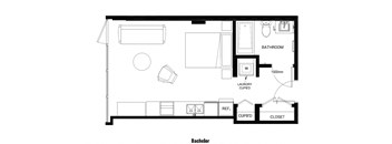 a floor plan of a small house