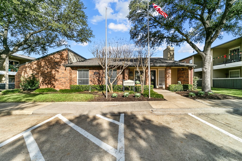 our apartments offer a parking lot in front of our building