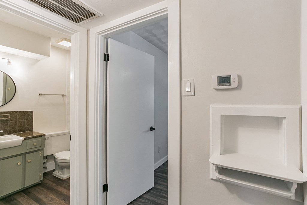 Bedroom with vintage phone book