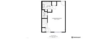 a floor plan of a bedroom apartment