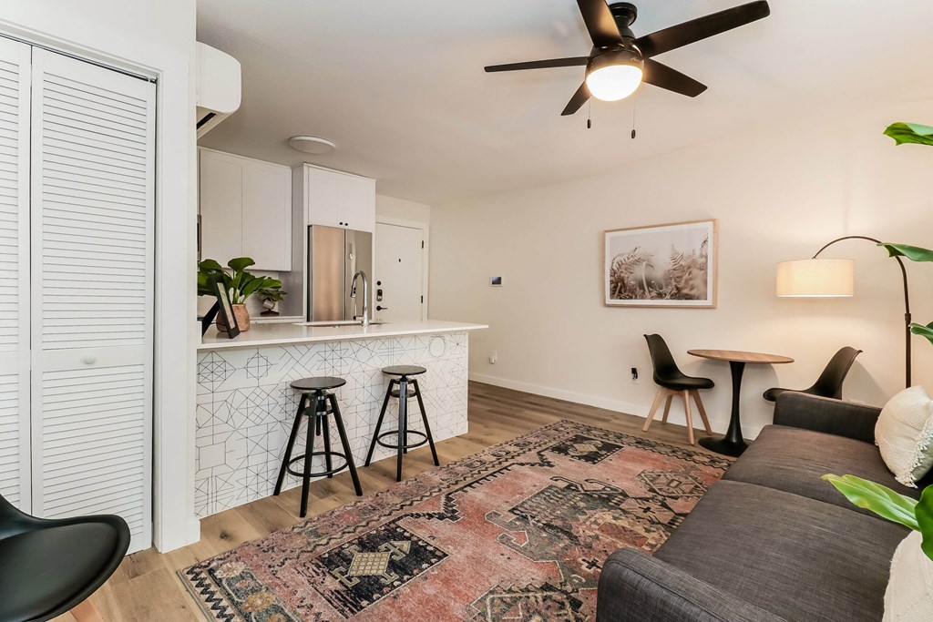 Living roomat The Eastern Apartments, Dallas, 75204