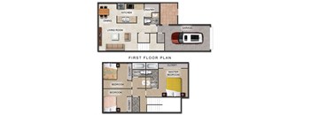 3 bed 2.5 bath at The Alista Apartments, Texas