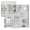 Two Bedroom, Two Bathroom