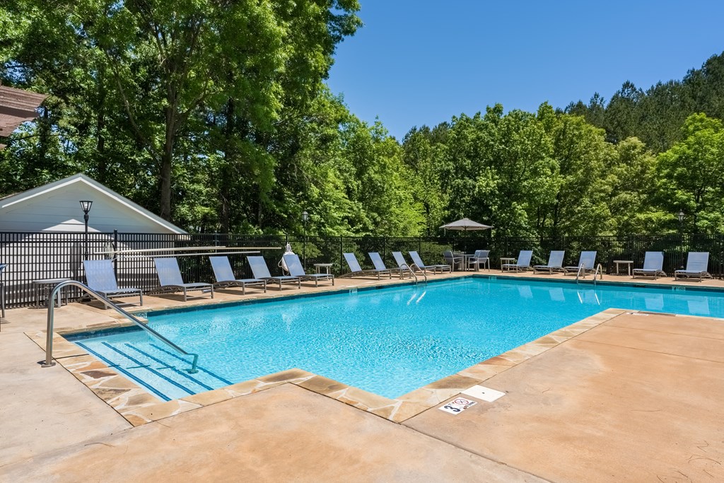 take a dip in our resort style pool