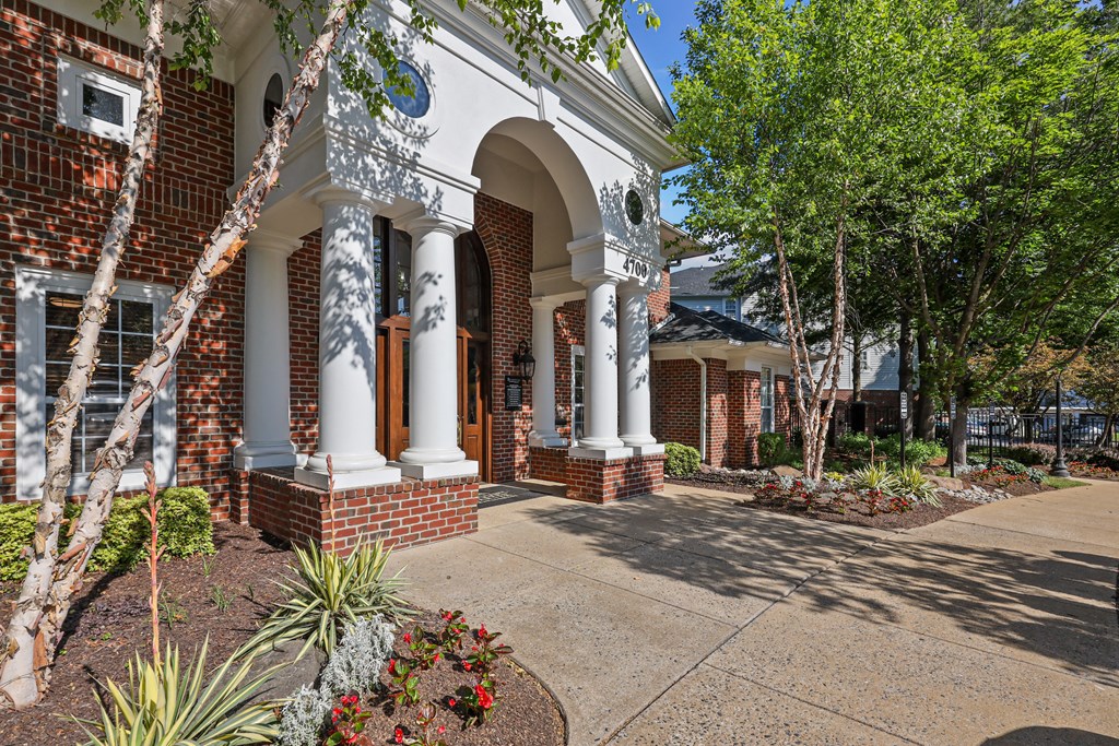 a look at the front of the building