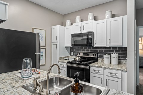 Model Kitchen at the Oaks of St Clair