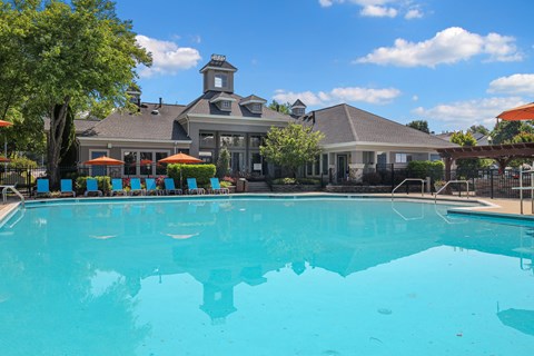 our apartments showcase an unique swimming pool