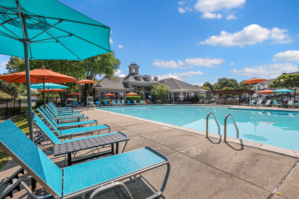 our apartments showcase a swimming pool