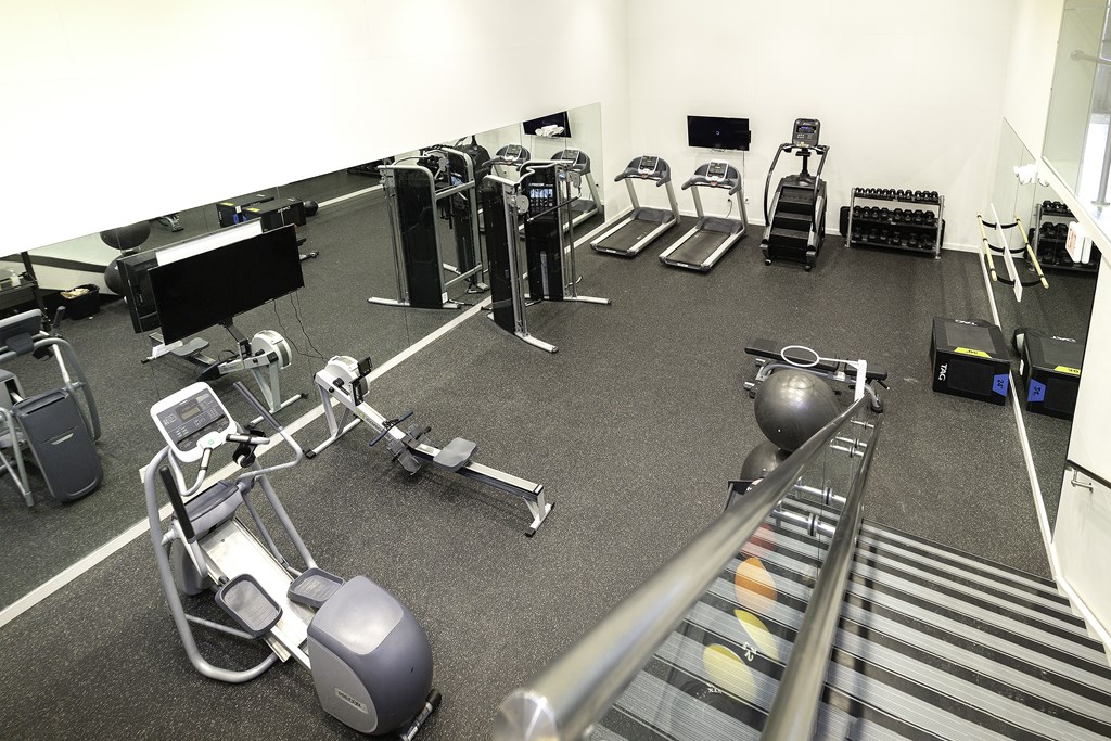 Premium fitness center with strength and cardio equipment at Windsor Park in Woodbridge, VA