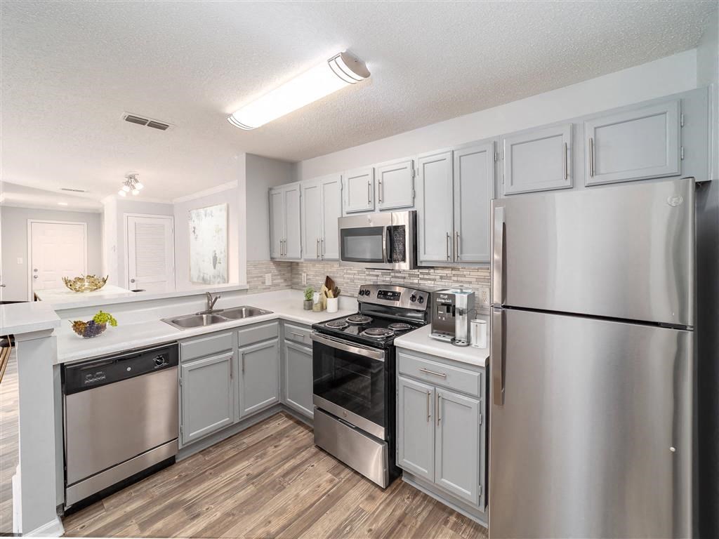 Spacious Kitchen  at the Astoria apartments in Mobile, AL