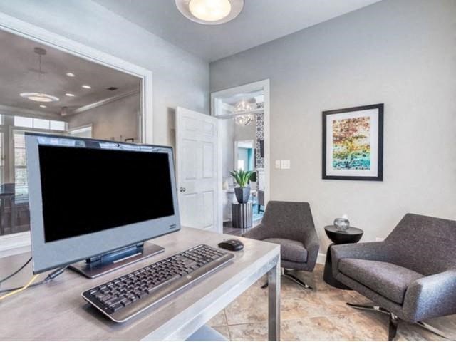 Business Center  at the Astoria apartments in Mobile, AL