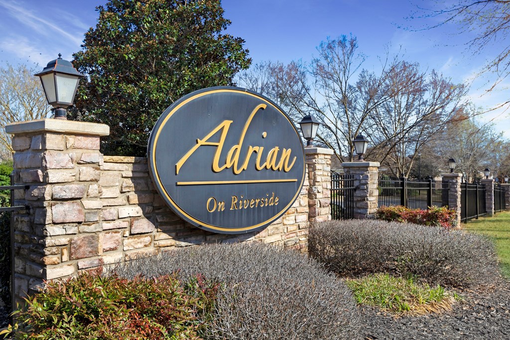 Entrance to Adrian on Riverside in Macon, GA