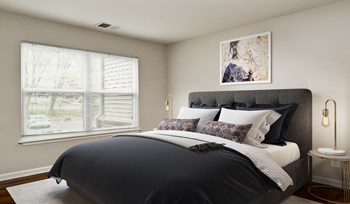 1-bedroom apartment floor plan in Gaithersburg, MD at Hunt Club - Photo Gallery 6