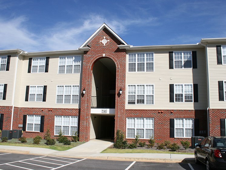 Exterior of Crescent Commons Fayetteville Apartment Community