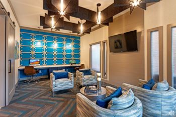 Clubhouse with resident lounge at Lullwater at Blair Stone apartments for rent