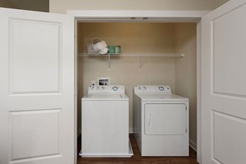In-unit full-sized washer and dryer at Liberty Mill in Germantown, MD - Photo Gallery 27