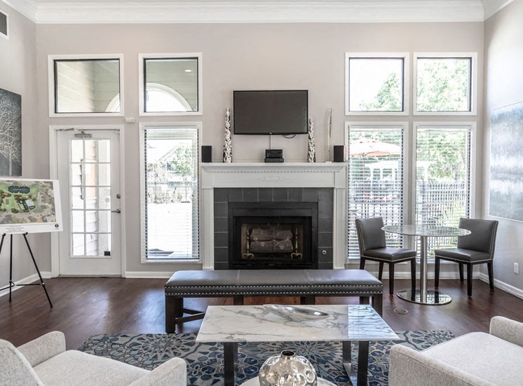 Interior of Forest Pointe apartment clubhouse