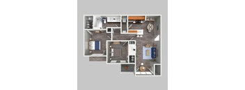 2 bedroom 1 Bathroom 1032sqft