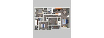 3 Bedroom 2 Bathroom 1387sqft