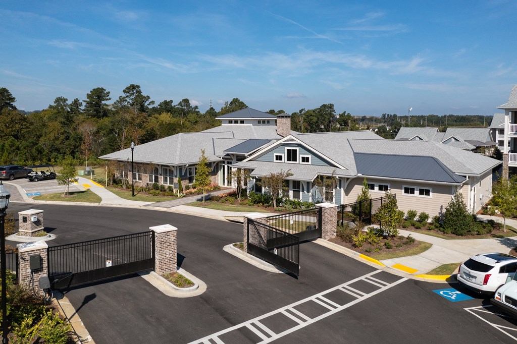 Gated entrance to The Highland in Augusta, GA