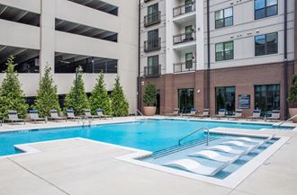 Birmingham, AL apartment complex swimming pool at Foundry Yards - Photo Gallery