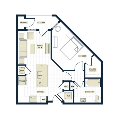 10 13th Street South Studio-2 Beds Apartment for Rent - Photo Gallery 38