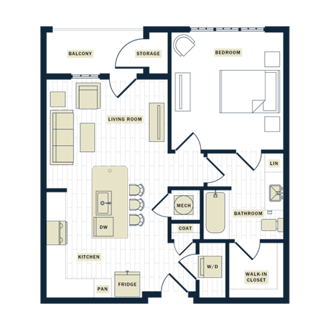 A2 11B Alternate 1 Floor Plan