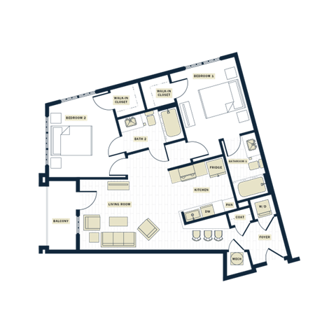 B4 22D Alternate 1 Floor Plan