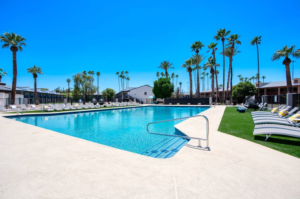 the swimming pool at the resort at longboat key club at Presidio Palms Apartments, Tucson, Arizona