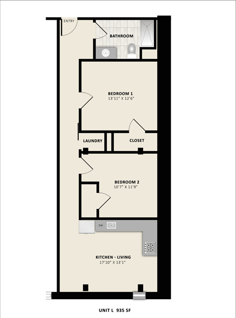 Floorplan L at American Spinning Mill, South Carolina