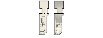 Floorplan W1 LOFT at American Spinning Mill, Greenville, 29609