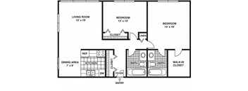 International Village Two-Bedroom Two-Bath