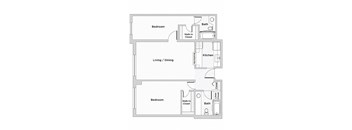 Two Bedroom, Two Bath (C3)