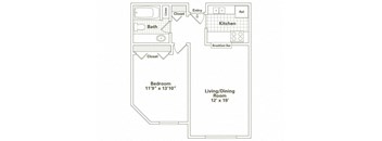 One Bedroom, One Bath (A)