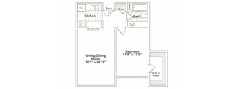 One Bedroom, One Bath (A5)