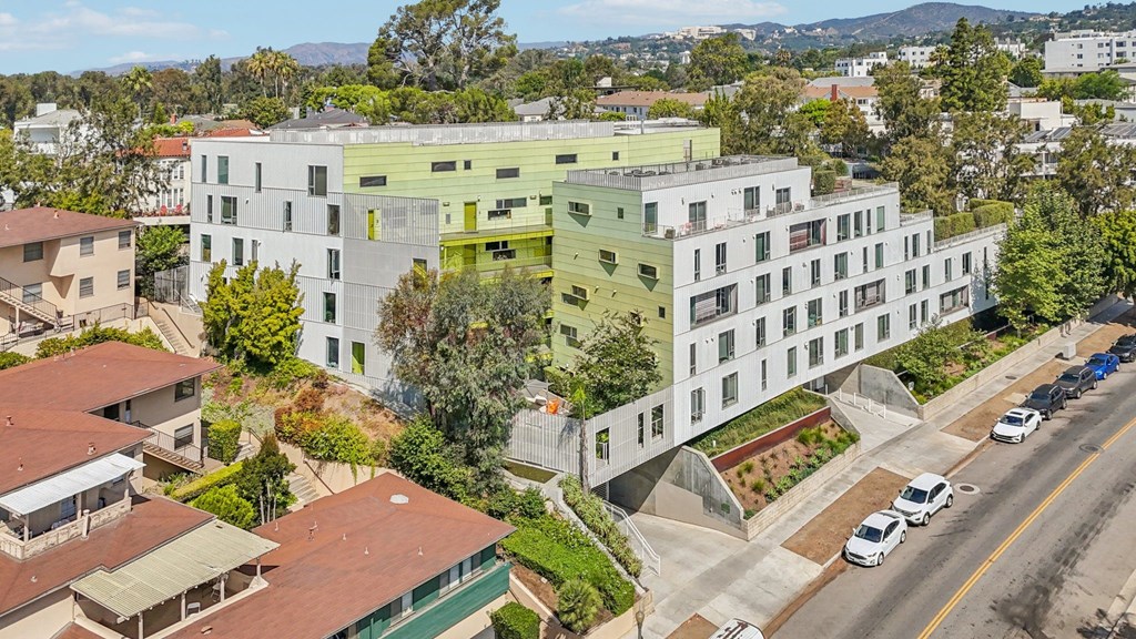 exterior view of village lofts
