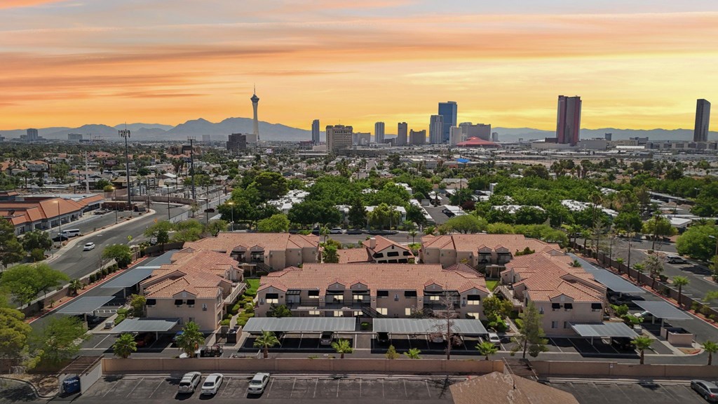 A view of Versailles apartments from above